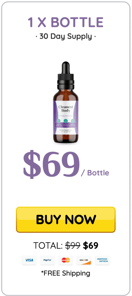 CleanestBody buy 1 bottle